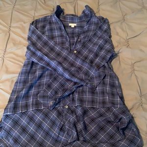 Blue J-Jill Button Up